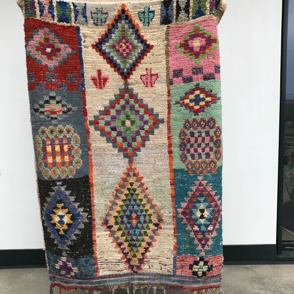 Cosa kolleksjon av marokkanske tepper. Boucherouite