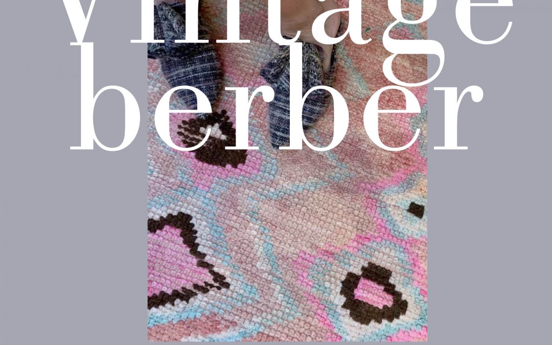 Vintage berber tepper er unike vintage tepper vevd for hånd i Marokko.