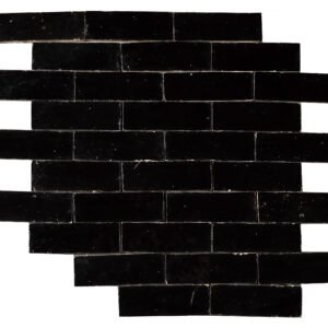 Zellige: Bejmat shape (wall/floor) – black