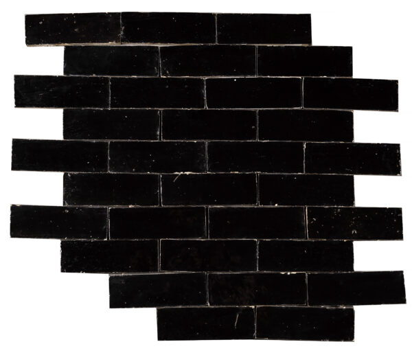 Zellige: Bejmat shape (wall/floor) – black