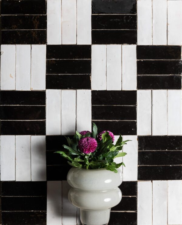 Zellige: Bejmat shape (wall/floor) – black - Bilde 3