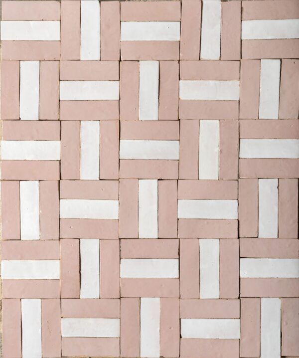 Zellige: Bejmat shape (wall) – pink - Bilde 4