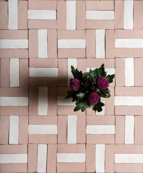 Zellige: Bejmat shape (wall) – pink - Bilde 3