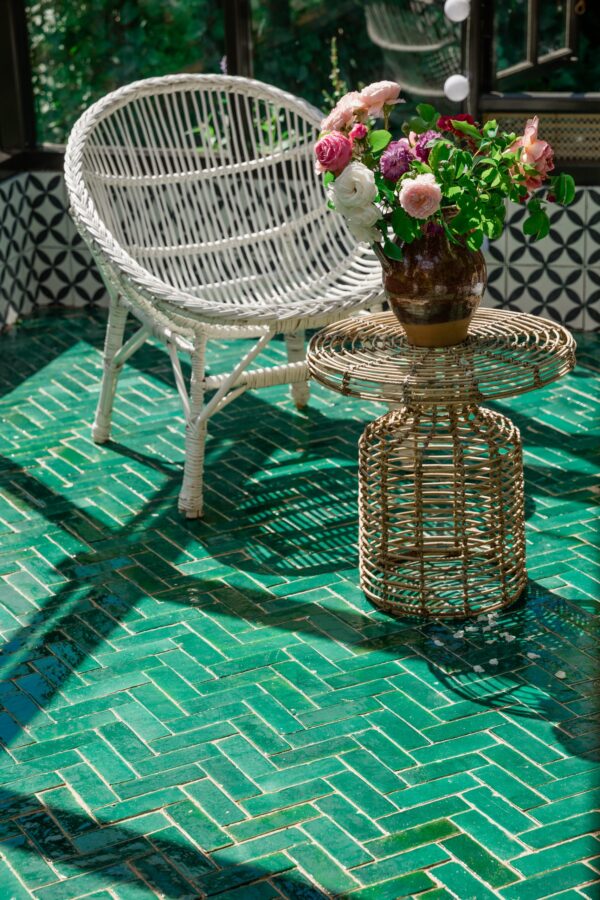 Zellige: Bejmat shape (wall/floor) – Garden Green - Bilde 4