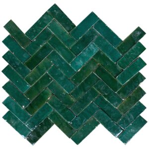 Zellige: Bejmat shape (wall/floor) – Garden Green