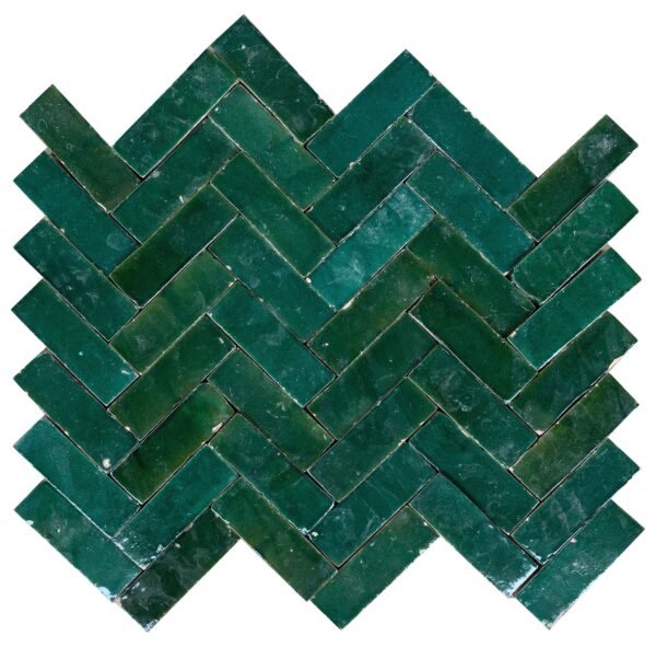 Zellige: Bejmat shape (wall/floor) – Garden Green