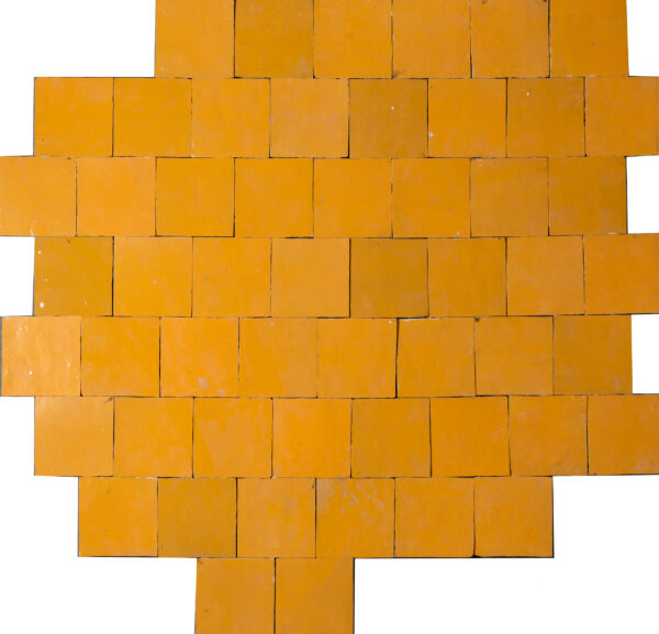 Zellige wall tiles – yellow