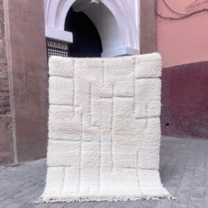 Et håndknyttet Berberteppe i myk ull