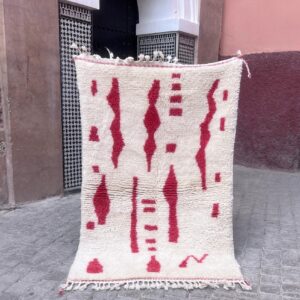 Håndknyttet og unikt teppe fra Marokko